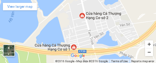 Bản đồ tới cửa hàng cá thượng hạng