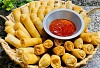 Menu đón Tết ngày 1: Nem tôm thịt khoai môn béo ngậy, giòn rụm