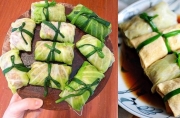Công thức bắp cải cuộn cá hấp ngọt thịt chấm nước tương đậm đà