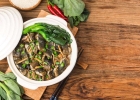 Hương vị tinh tế cùng món cá chình hấp cải bó xôi thơm ngọt tự nhiên