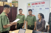 1 người phụ nữ bị bắt giữ vì móc nối tàu cá sang Malaysia trái phép